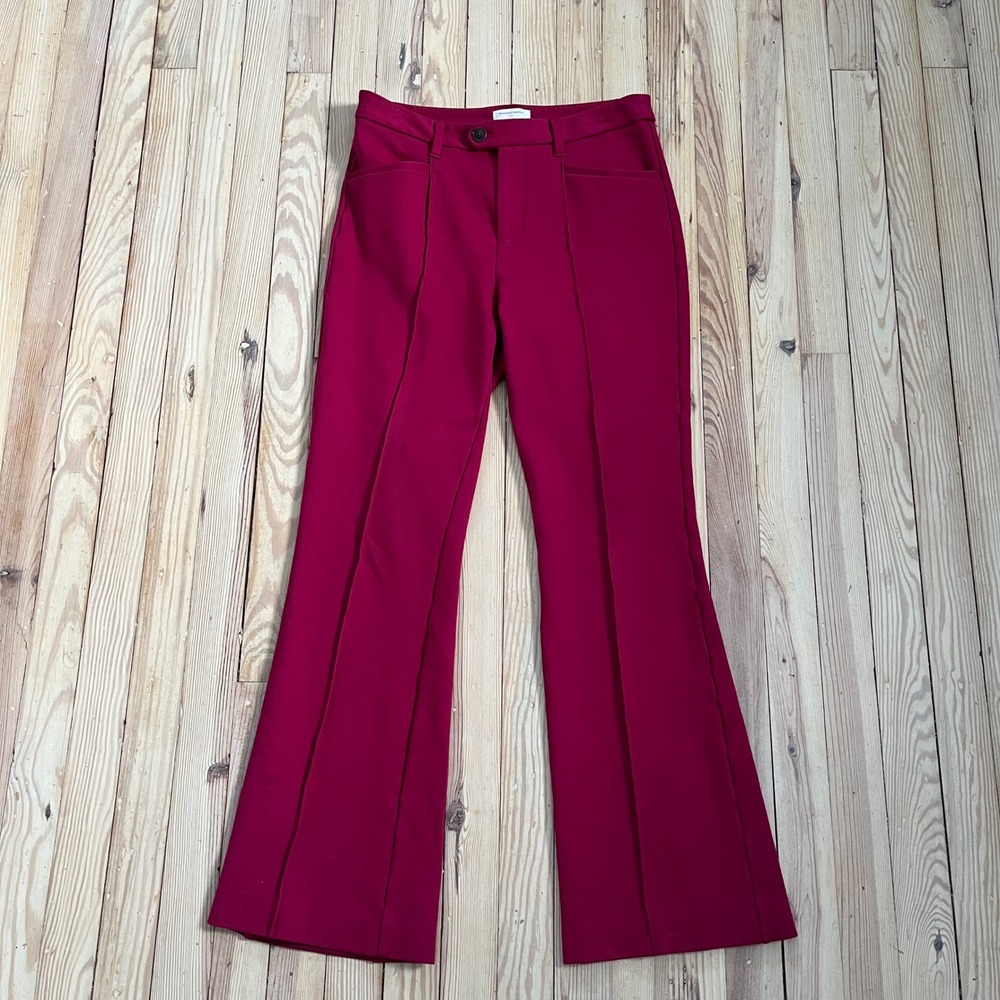 Anthropologie Cherry Flare Pants
